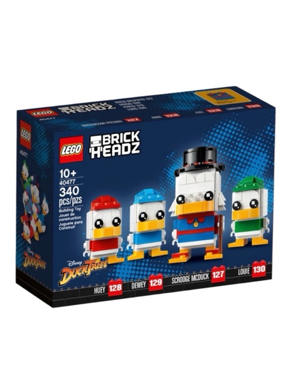 LEGO 40477 BrickHeadz Disney DuckTales Scrooge Huey Dewey Louie Duck Tales NIB